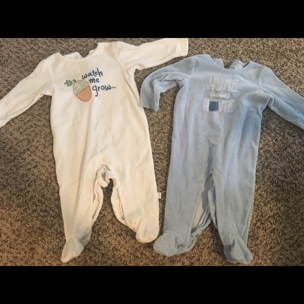 Two fleece sleepers